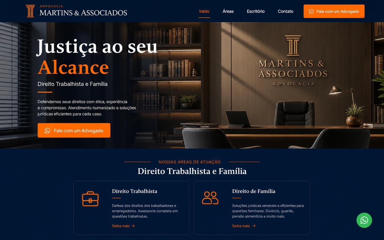 Projeto Advocacia Martins — Direito Trabalhista